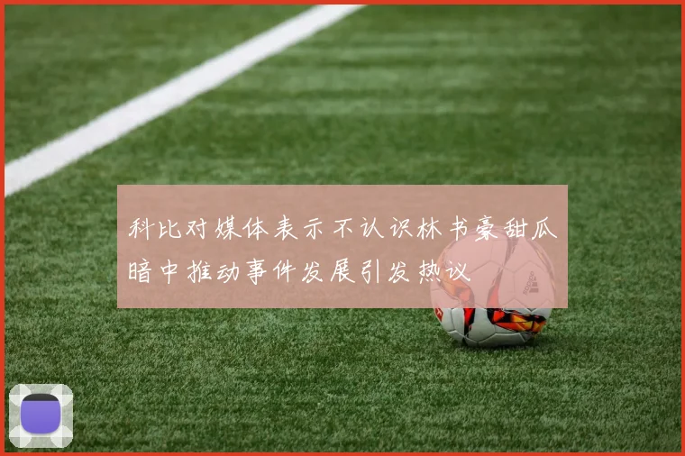 科比对媒体表示不认识林书豪甜瓜暗中推动事件发展引发热议